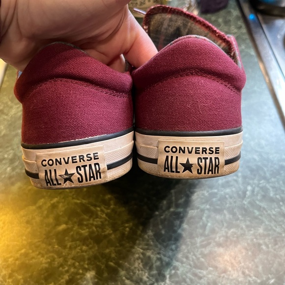 Converse Women’s Madison All Star Sneakers in Burgundy - Picture 3 of 6
